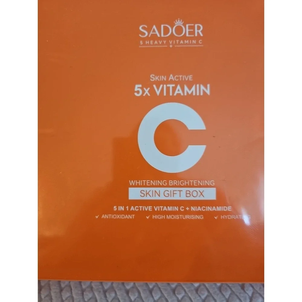 New Sadoer 5x Vitamin Sun‎ Active  Skincare 6 Pcs Set